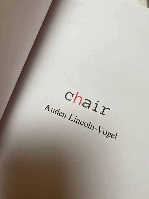 Chair - Auden Lincoln-Vogel